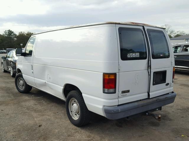 1FTRE14W04HA42821 - 2004 FORD ECONOLINE WHITE photo 3