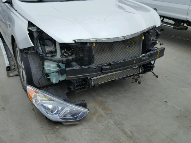 KMHEC4A42CA040144 - 2012 HYUNDAI SONATA HYB SILVER photo 9