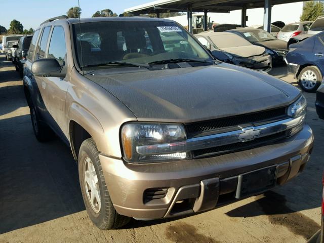 1GNDS13S232184839 - 2003 CHEVROLET TRAILBLAZE BROWN photo 1