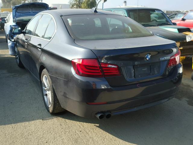 WBAFR1C59BC749553 - 2011 BMW 528 I BLACK photo 3