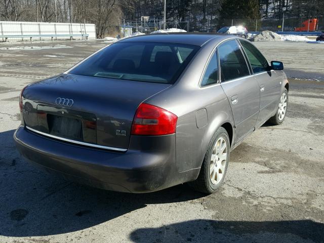 WAUEH64B01N153976 - 2001 AUDI A6 2.8 QUA GRAY photo 4