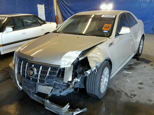 1G6DF5E55D0172275 - 2013 CADILLAC CTS LUXURY GOLD photo 2