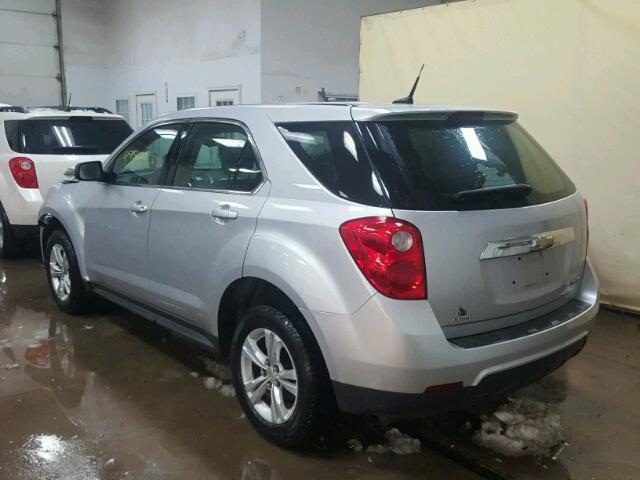 2GNALBEC6B1330508 - 2011 CHEVROLET EQUINOX LS SILVER photo 3