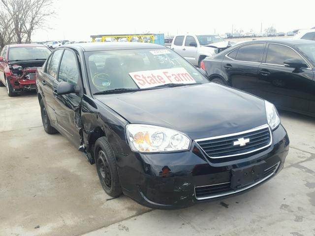 1G1ZS58F37F149218 - 2007 CHEVROLET MALIBU LS შავი ფოტო 1