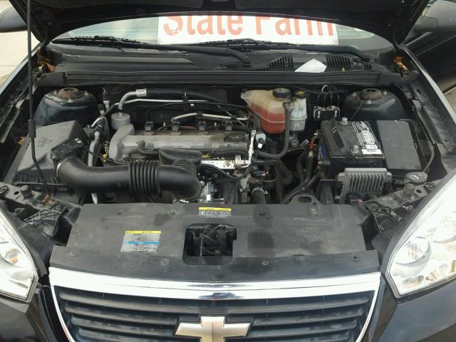 1G1ZS58F37F149218 - 2007 CHEVROLET MALIBU LS შავი ფოტო 7