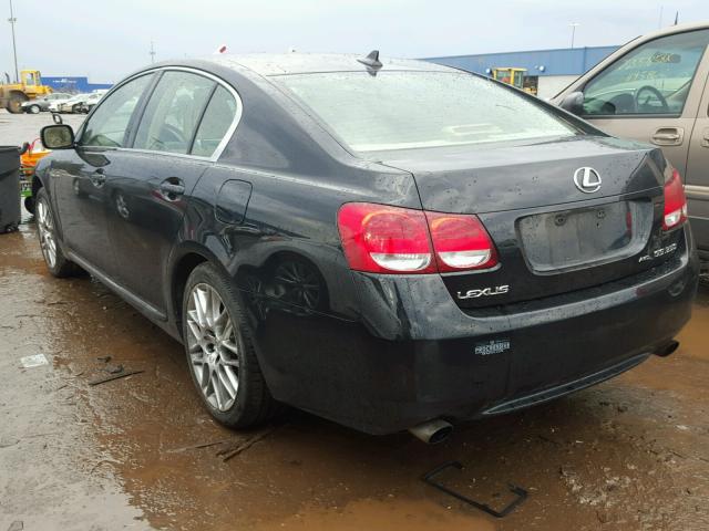 JTHCE96S470005450 - 2007 LEXUS GS 350 BLACK photo 3