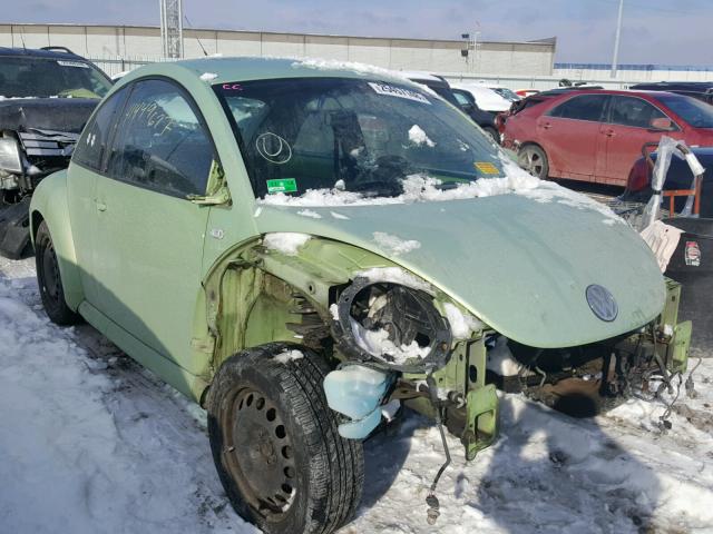 3VWBK21C81M443015 - 2001 VOLKSWAGEN NEW BEETLE 绿色 照片 1