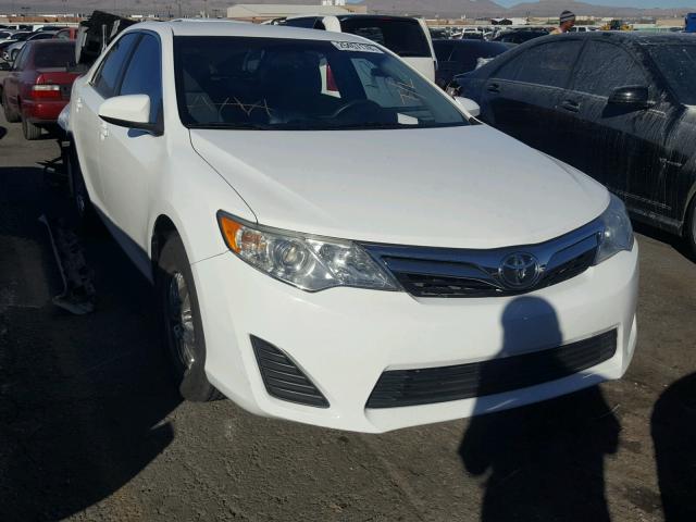 4T1BF1FK1CU101322 - 2012 TOYOTA CAMRY BASE WHITE photo 1