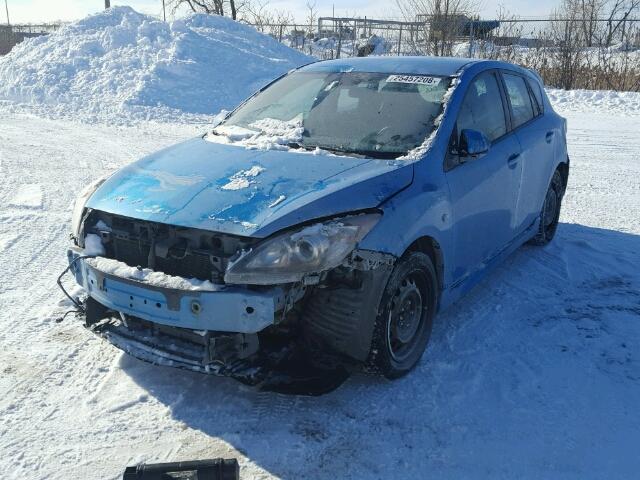 JM1BL1H5XA1270242 - 2010 MAZDA 3 S BLUE photo 2