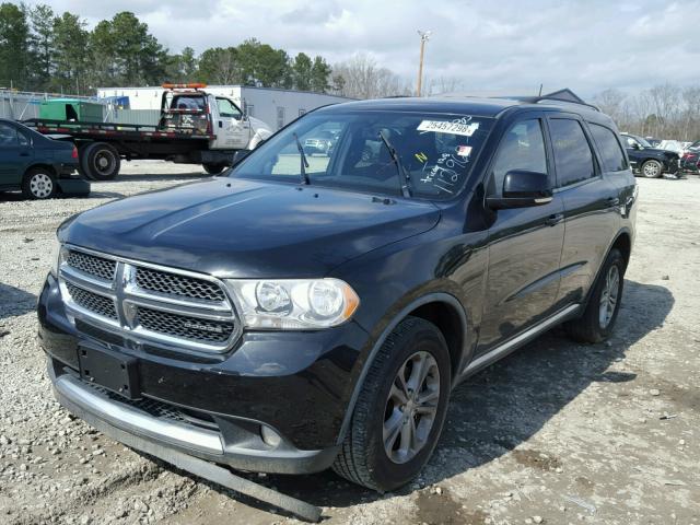 1C4RDHDG9CC112963 - 2012 DODGE DURANGO CR BLACK photo 2