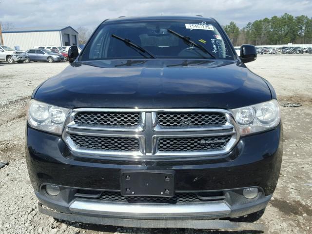 1C4RDHDG9CC112963 - 2012 DODGE DURANGO CR BLACK photo 9