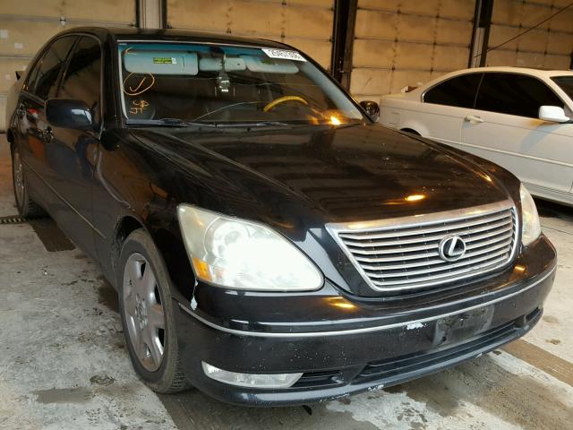 JTHBN36F740137870 - 2004 LEXUS LS 430 BLACK photo 1