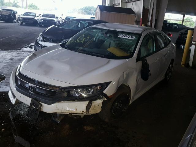 2HGFC2F50HH548010 - 2017 HONDA CIVIC LX WHITE photo 2