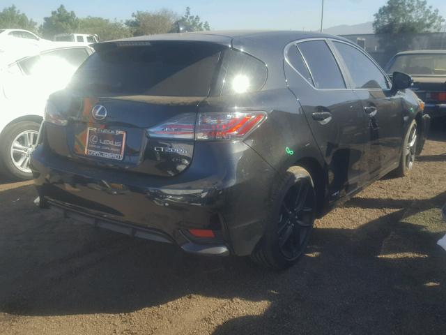 JTHKD5BH7H2291415 - 2017 LEXUS CT 200 BLACK photo 4