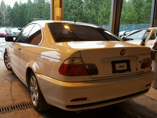 WBABM3348YJN86883 - 2000 BMW 323 CI WHITE photo 3