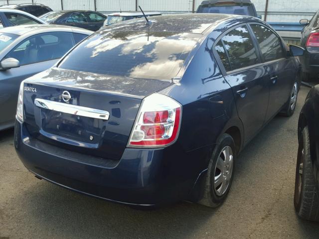 3N1AB6AP2BL619236 - 2011 NISSAN SENTRA 2.0 BLUE photo 4