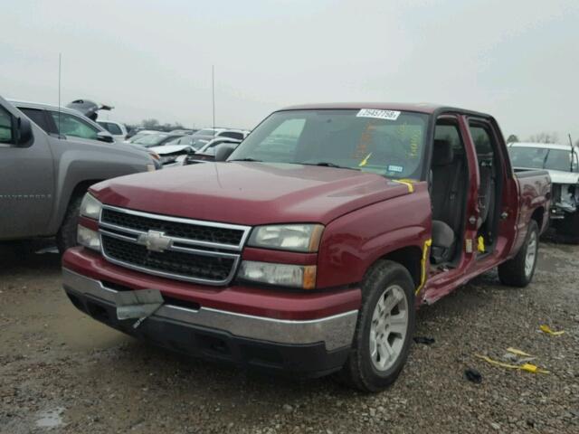 2GCEC13V671144810 - 2007 CHEVROLET SILVERADO BURGUNDY photo 2