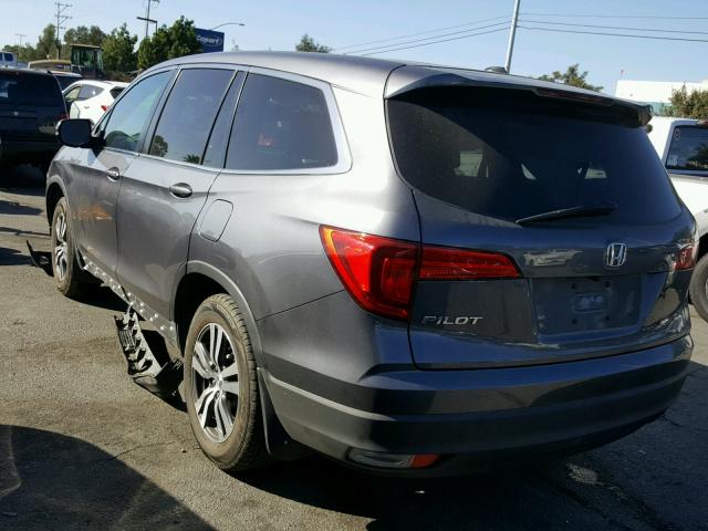 5FNYF5H78GB043092 - 2016 HONDA PILOT EXLN GRAY photo 3