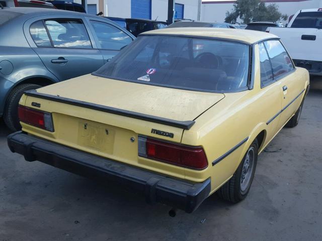 CB2MS546521 - 1979 MAZDA 626 YELLOW photo 4