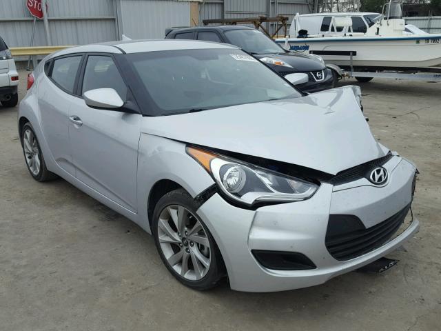 KMHTC6AD9GU269573 - 2016 HYUNDAI VELOSTER B SILVER photo 1