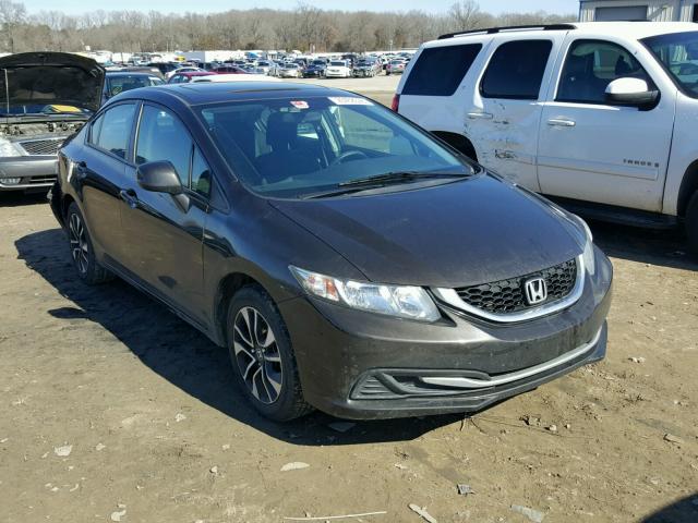 2HGFB2F86DH542204 - 2013 HONDA CIVIC EX BROWN photo 1