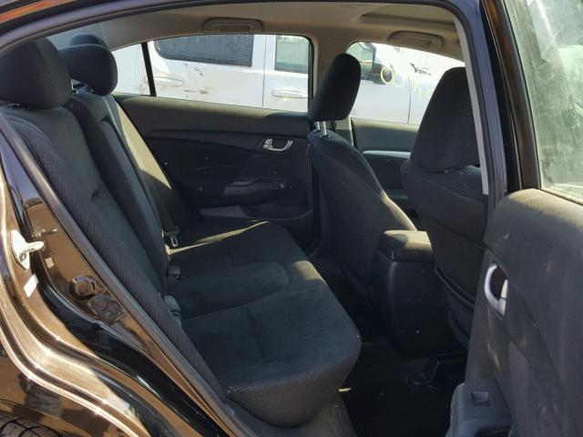 2HGFB2F86DH542204 - 2013 HONDA CIVIC EX Qəhvəyi foto 6