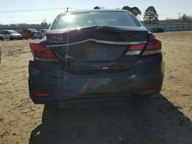 2HGFB2F86DH542204 - 2013 HONDA CIVIC EX Qəhvəyi foto 9