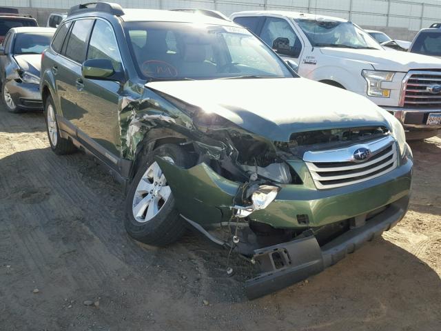 4S4BRBCC2A3348426 - 2010 SUBARU OUTBACK 2. GREEN photo 1