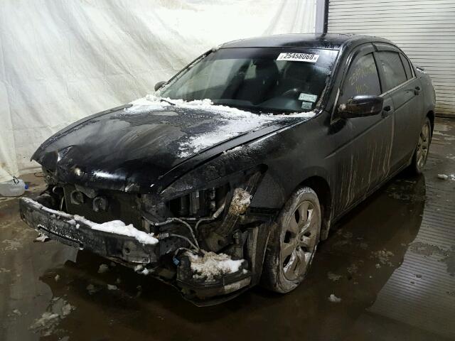 1HGCP26718A138789 - 2008 HONDA ACCORD EX BLACK photo 2