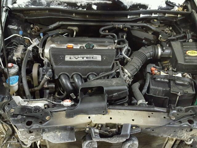 1HGCP26718A138789 - 2008 HONDA ACCORD EX BLACK photo 7