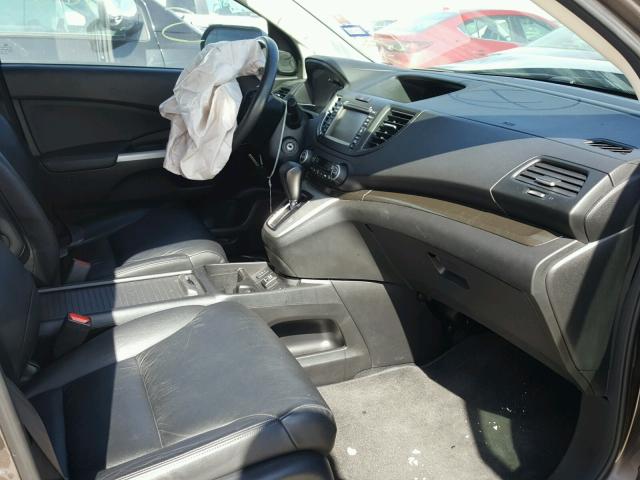 5J6RM3H7XCL042588 - 2012 HONDA CR-V EXL GRAY photo 5