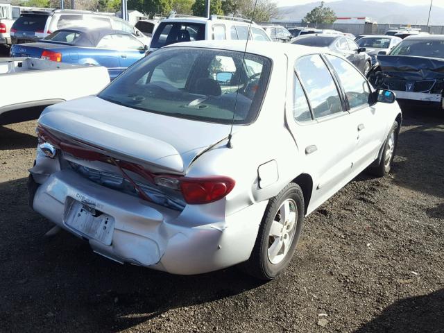 1G1JF54F857141615 - 2005 CHEVROLET CAVALIER L SILVER photo 4