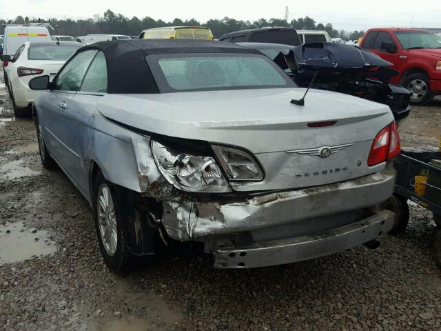 1C3LC55RX8N295488 - 2008 CHRYSLER SEBRING TO SILVER photo 3