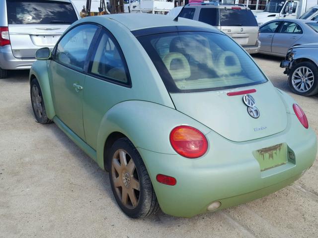 3VWDD21C32M402490 - 2002 VOLKSWAGEN NEW BEETLE 绿色 照片 3