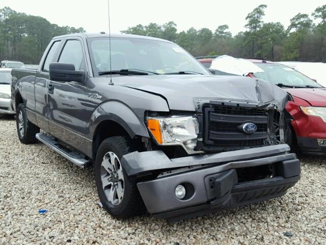 1FTEX1CM8EFB44440 - 2014 FORD F150 SUPER CHARCOAL photo 1