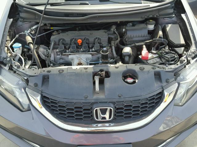 19XFB2F59EE238009 - 2014 HONDA CIVIC LX GRAY photo 7