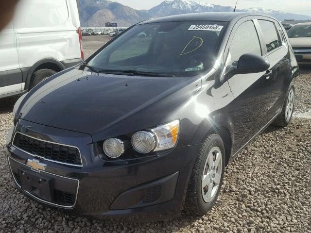 1G1JA6SH4D4110645 - 2013 CHEVROLET SONIC LS BLACK photo 2