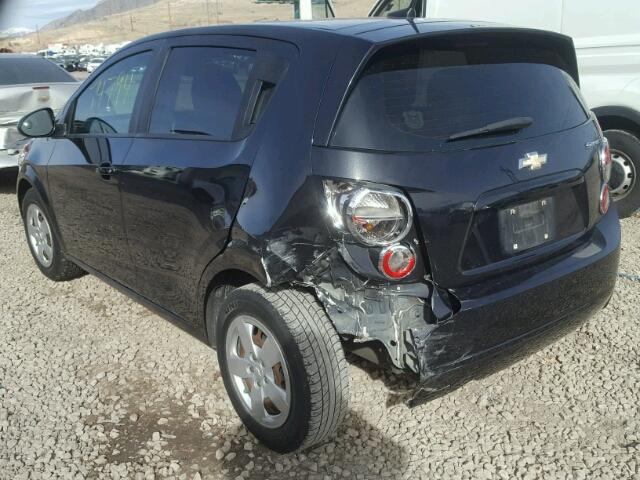 1G1JA6SH4D4110645 - 2013 CHEVROLET SONIC LS BLACK photo 3