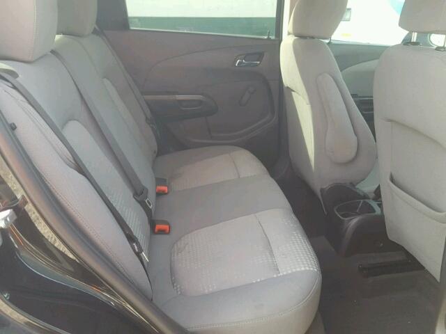 1G1JA6SH4D4110645 - 2013 CHEVROLET SONIC LS BLACK photo 6