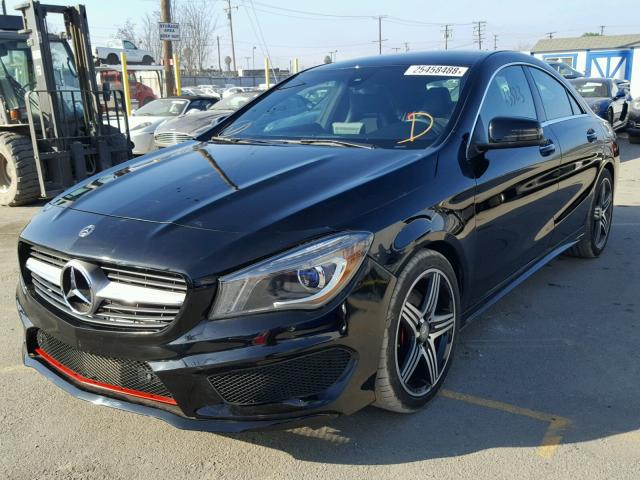 WDDSJ4EB6GN374090 - 2016 MERCEDES-BENZ CLA 250 BLACK photo 2