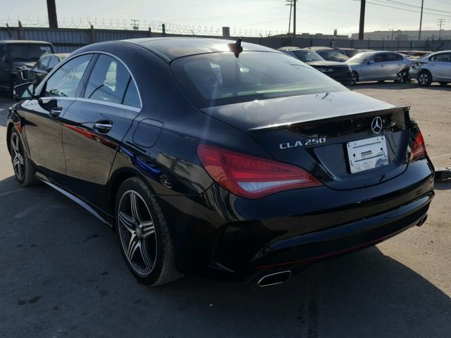 WDDSJ4EB6GN374090 - 2016 MERCEDES-BENZ CLA 250 BLACK photo 3