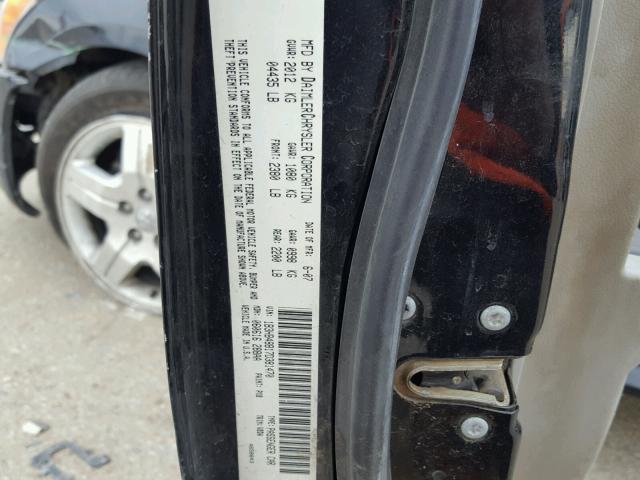 1B3HB48B17D381470 - 2007 DODGE CALIBER SX BLACK photo 10