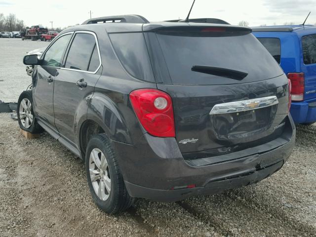 2GNALBEK0E6123000 - 2014 CHEVROLET EQUINOX LT CHARCOAL photo 3