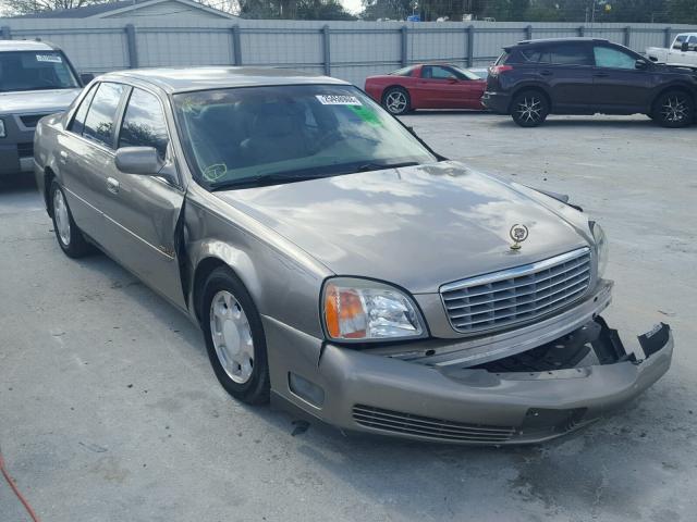 1G6KD54YX1U188257 - 2001 CADILLAC DEVILLE BEIGE photo 1