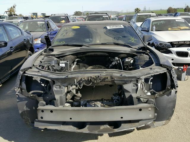 2G1FG1EW1F9224510 - 2015 CHEVROLET CAMARO SS BLACK photo 9