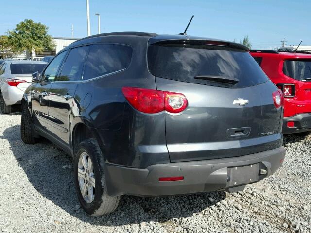 1GNKRGED6BJ336792 - 2011 CHEVROLET TRAVERSE L GRAY photo 3