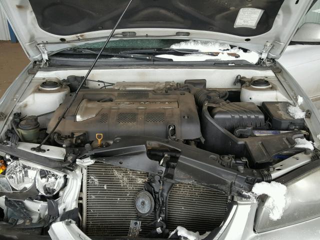 KMHDN46D56U293542 - 2006 HYUNDAI ELANTRA GL GRAY photo 7