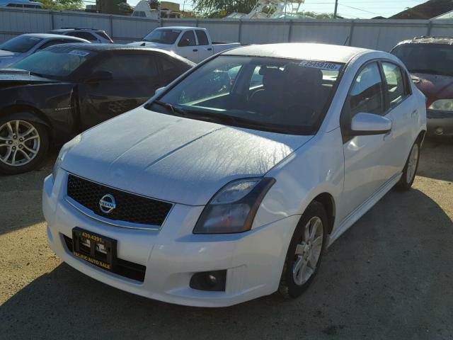 3N1AB6AP4CL616789 - 2012 NISSAN SENTRA 2.0 WHITE photo 2