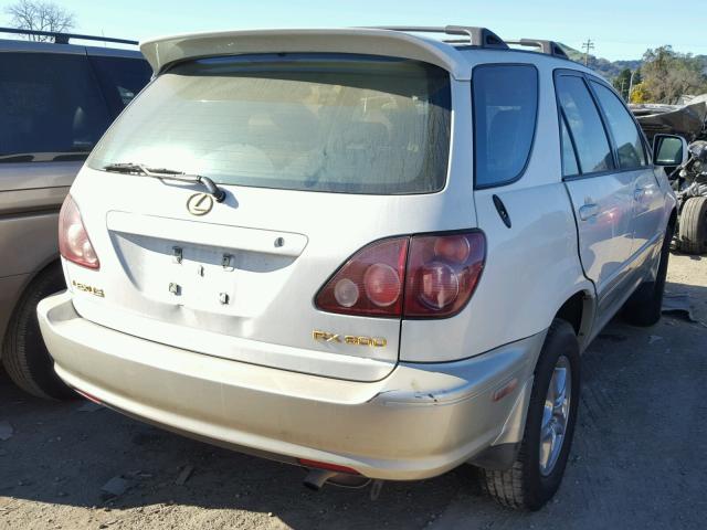 JT6HF10U3Y0148379 - 2000 LEXUS RX 300 WHITE photo 4