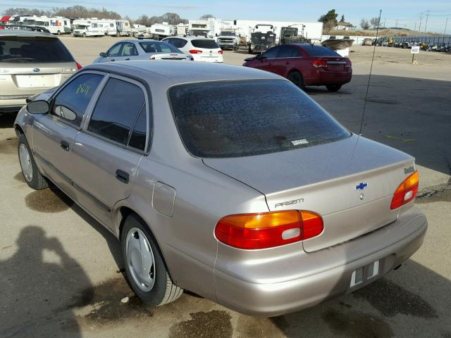 1Y1SK5284YZ426411 - 2000 CHEVROLET GEO PRIZM 金色 照片 3